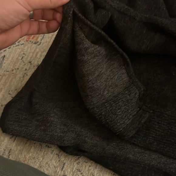 Cherish Shrug Sweater • Turtleneck • Heather Black • XL - Picture 4 of 4